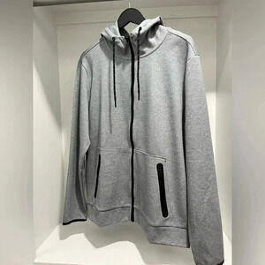 Tek Gear gray zip up essential fleece size Medium mens